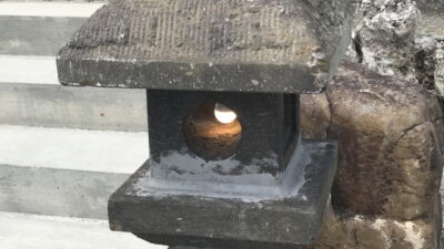 灯ろうに照明